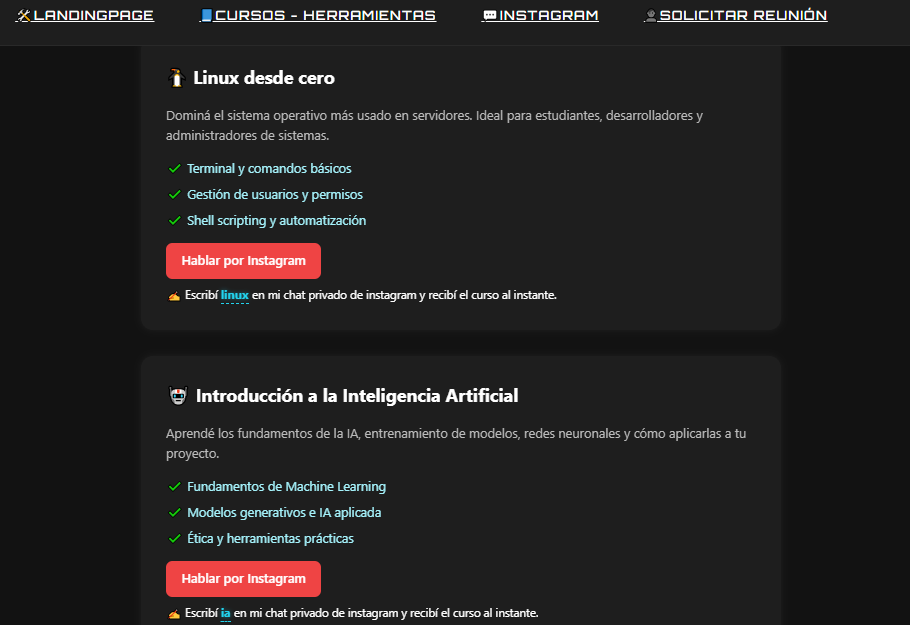 Ejemplo de landing 3