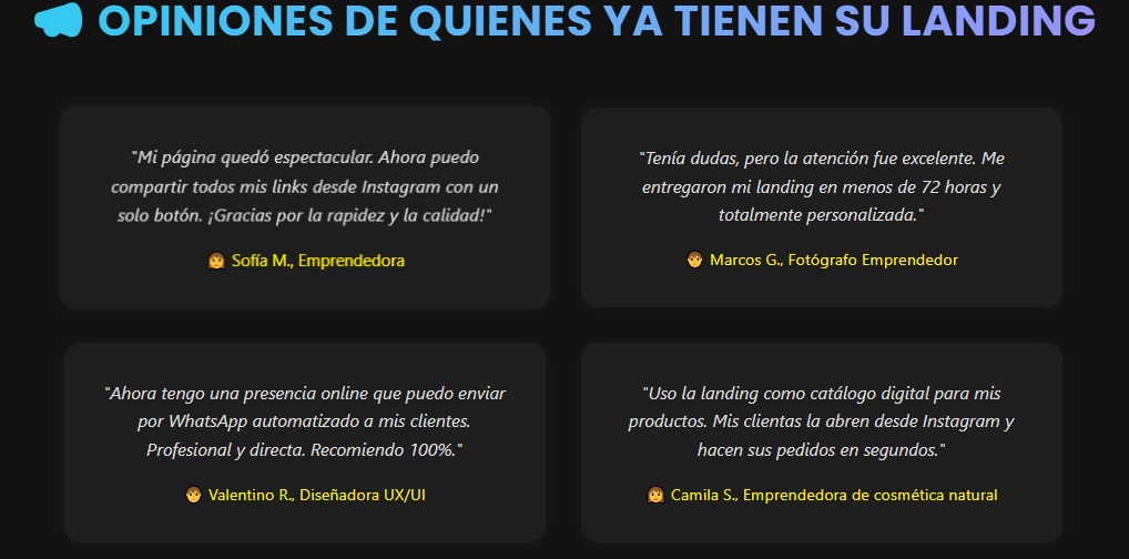 Ejemplo de landing 3